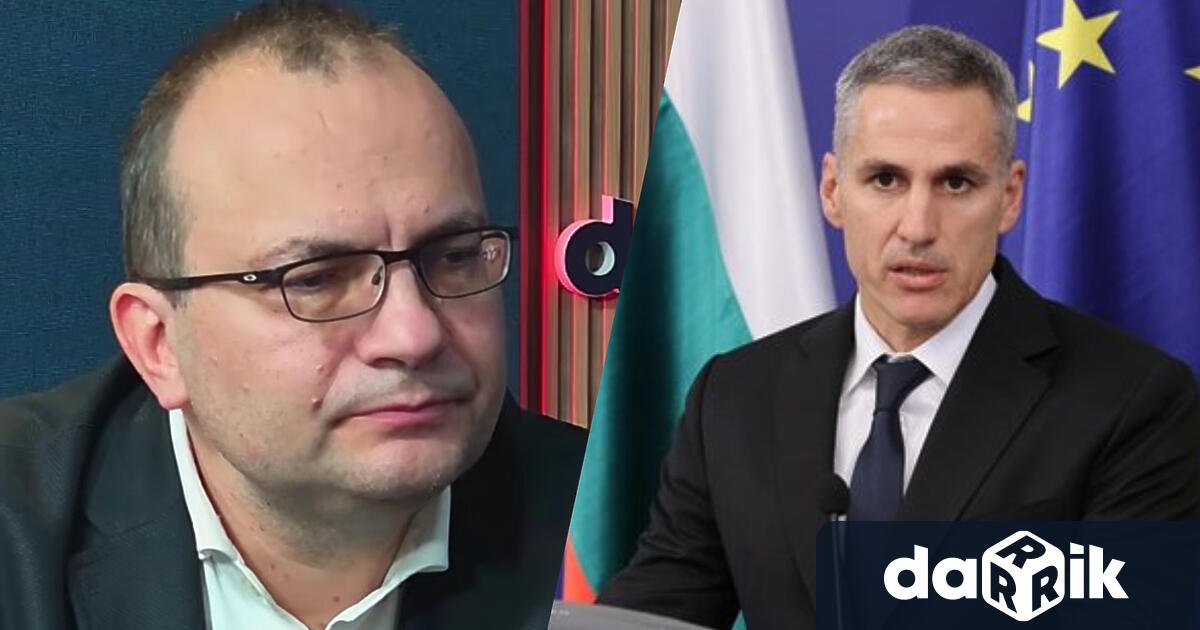 Кандидатът за народен представител от ПП ДБ Мартин Димитров бе