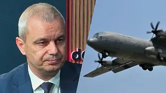 Костадинов: Американските военни самолети се използват за войната в Близкия изток! Няма учение!
