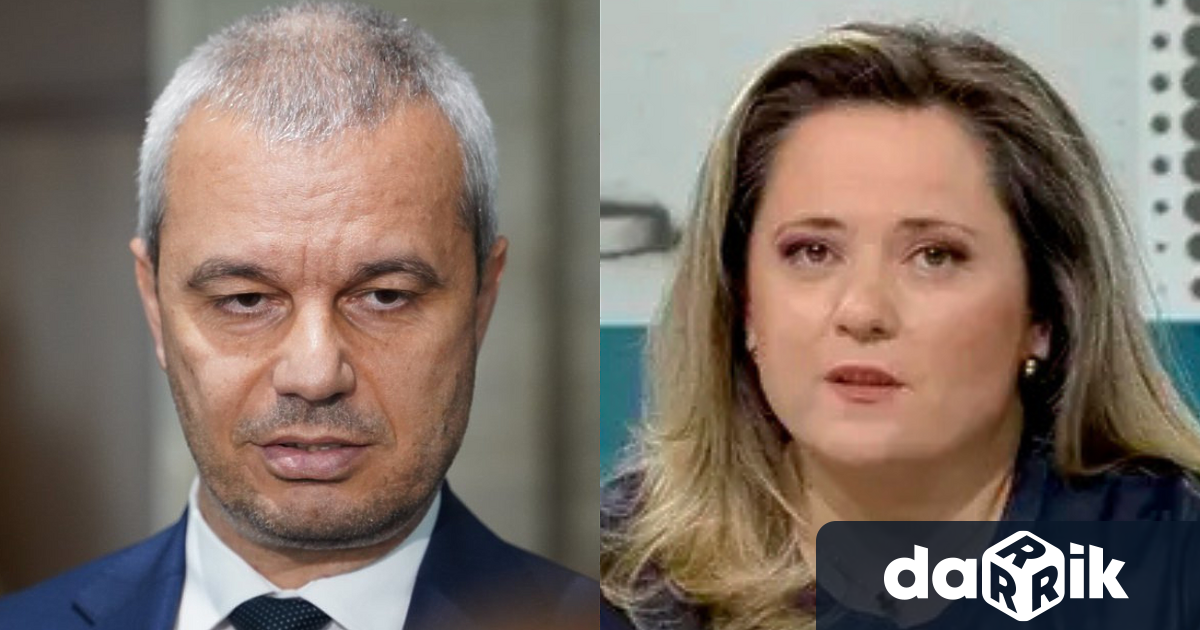 Лидерът на Възраждане Костадин Костадинов реагира остро на думите на
