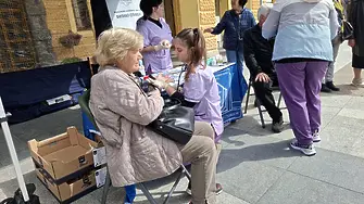 Засилен интерес към инициативата в Сливен, посветена на Световния ден на здравето