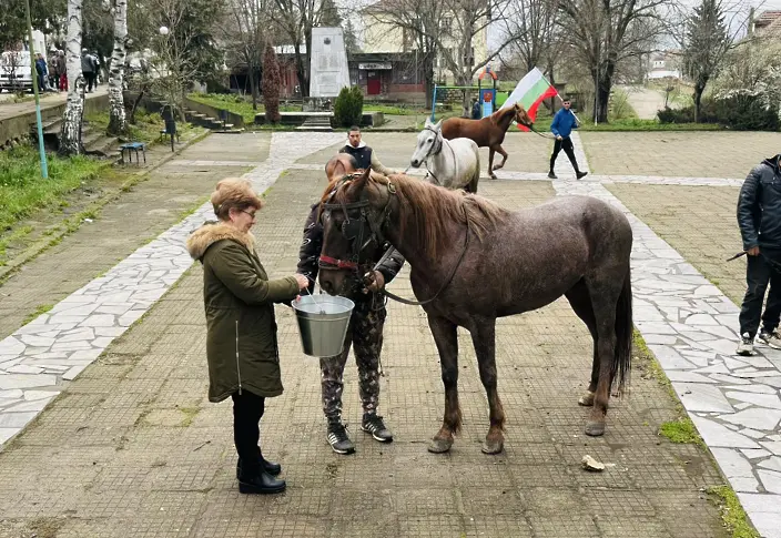 На конни надбягвания  в село Три кладенци