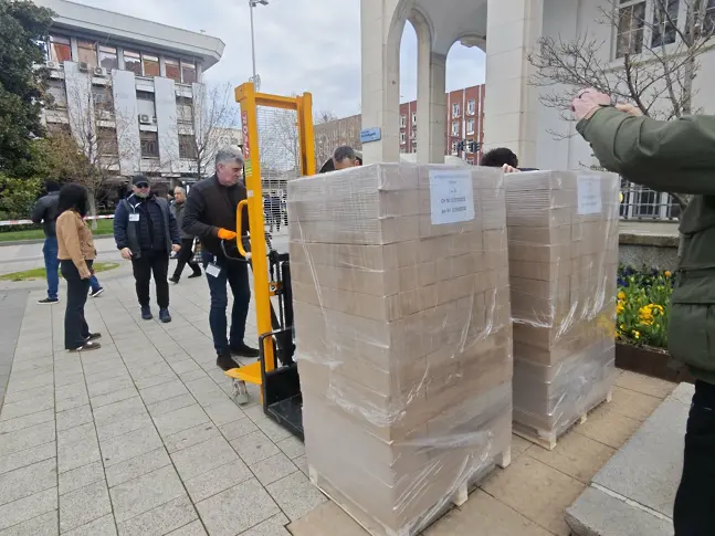 Община Плевен получи бюлетините за предстоящите парламентарни избори на 19 април