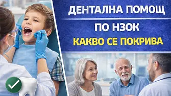 Какво покрива НЗОК за дентална помощ през 2026 г.