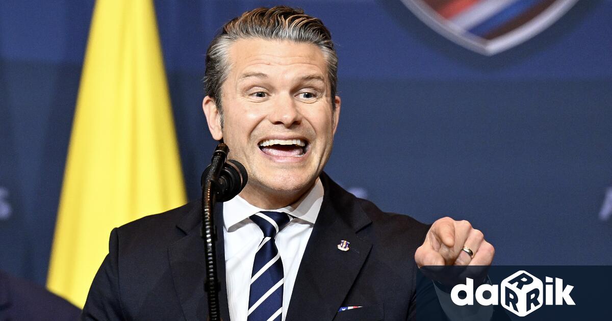 Американският министър на отбраната Пийт Хегсет заяви днес че Ормузкият