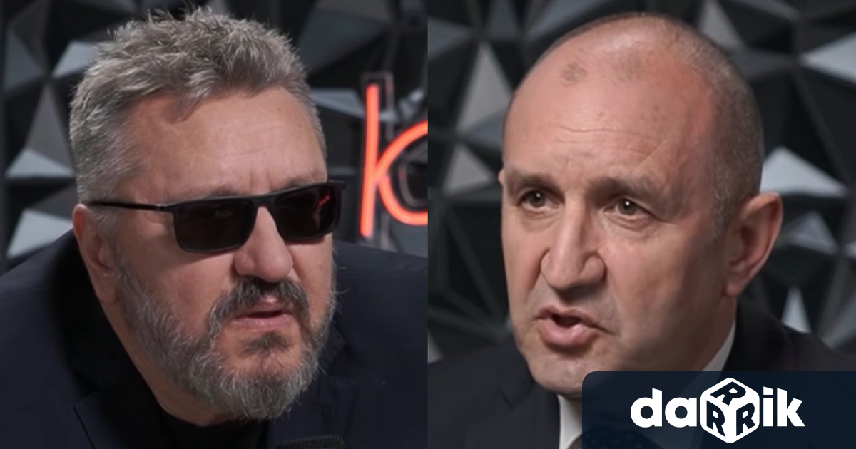 Експрезидентът Румен Радев дававторото си интервю откакто се включи в