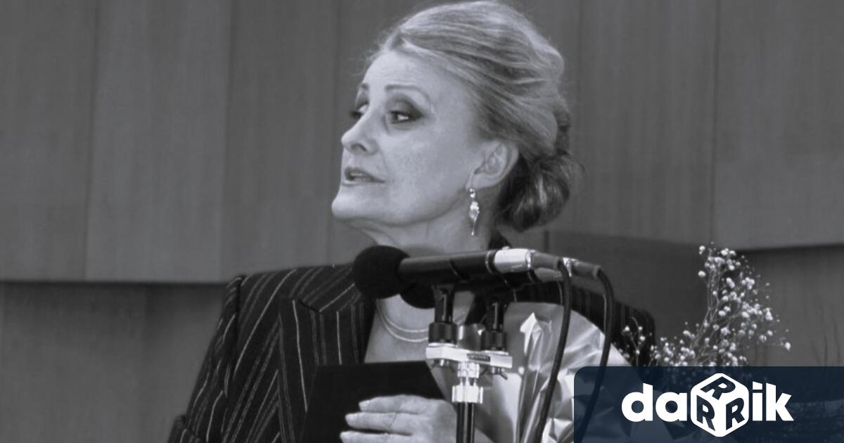 Почина проф Илка Попова– изтъкнат вокален педагог изпълнител и всеотдаен