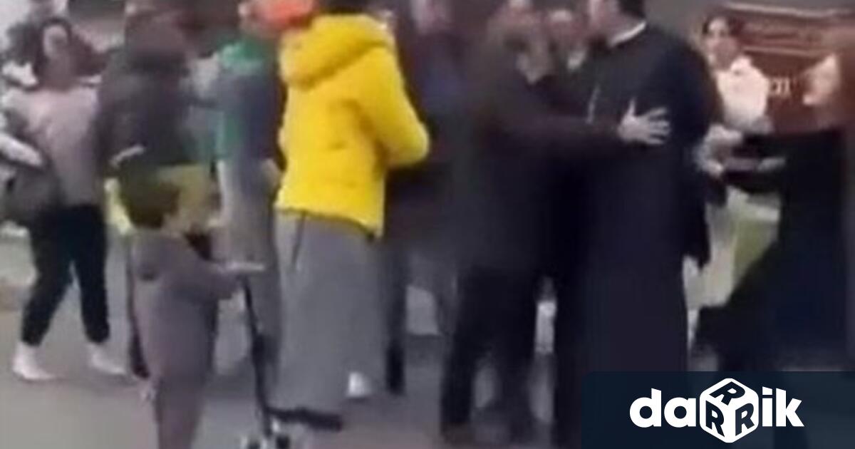 Тежък скандал се разрази в Златоград пред църквата Св Георги