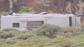 Жертва и 27 ранени след тежка катастрофа с автобус (ВИДЕО)