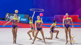 Българският ансамбъл спечели бронзов медал на Световната купа по художествена гимнастика