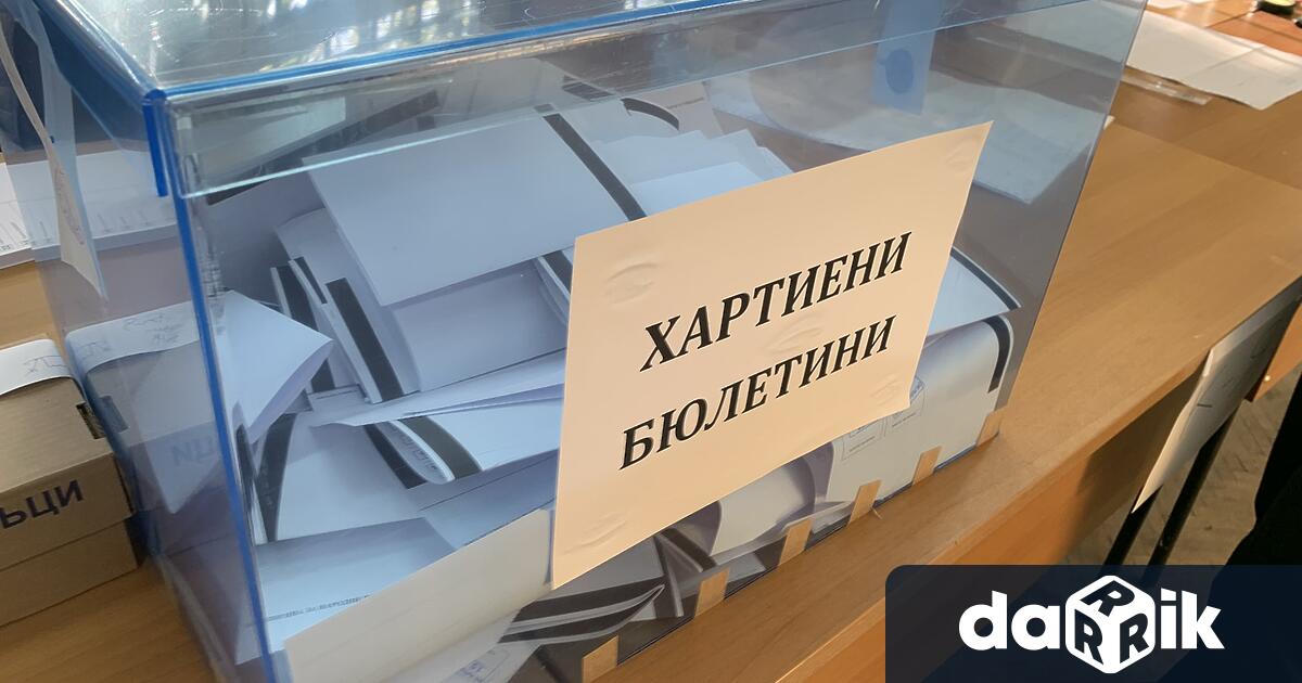 Данни към 15 00 на 20 04 2026 при обработени 100 00 СИК протоколи
