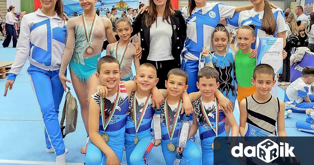 СК по акробатика Стефан Данчев Сливен заслужи пълен комплект отличия