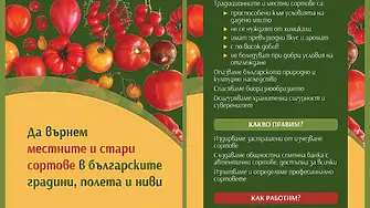 Да спасим старите сортове! Да върнем местните сортове в българските градини!
