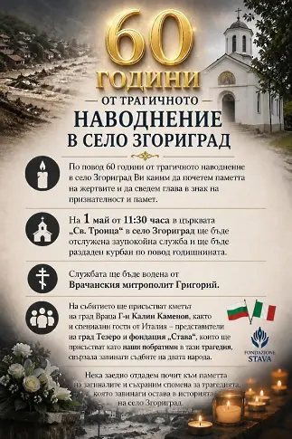 60 години от наводнението: Враца не забравя!