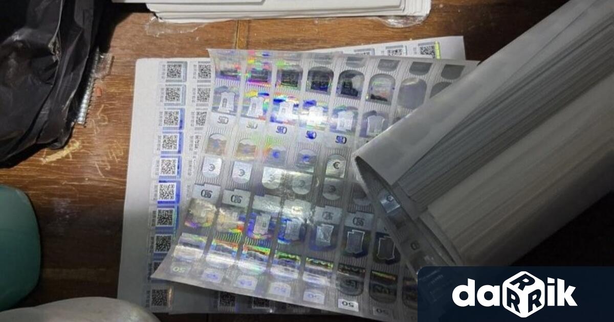 Разкрита е печатница за фалшиви пари в София Фалшификаторите са