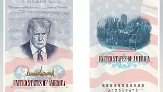 САЩ ще издадат паспорти с образа на Тръмп