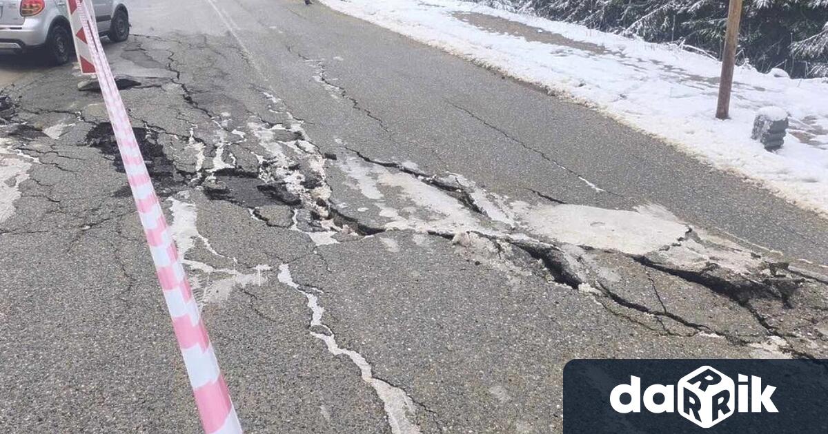 Спряно е движението по пътя Смолян Пампорово заради сериозно