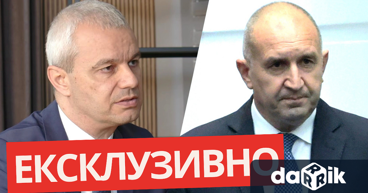 Лидерът на Възраждане Костадин Костадинов бе специален гост в Седмицата