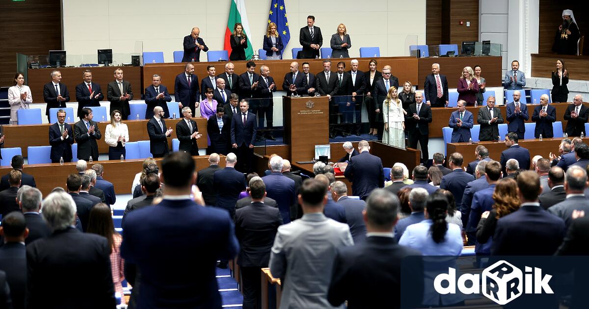 52 рото Народно събрание избра Румен Радев за министър председател на Република