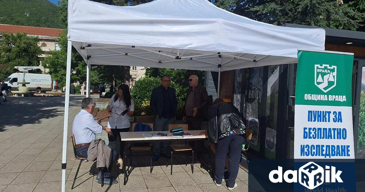 В централната градска част на Врацасе провежда безплатна кампания за