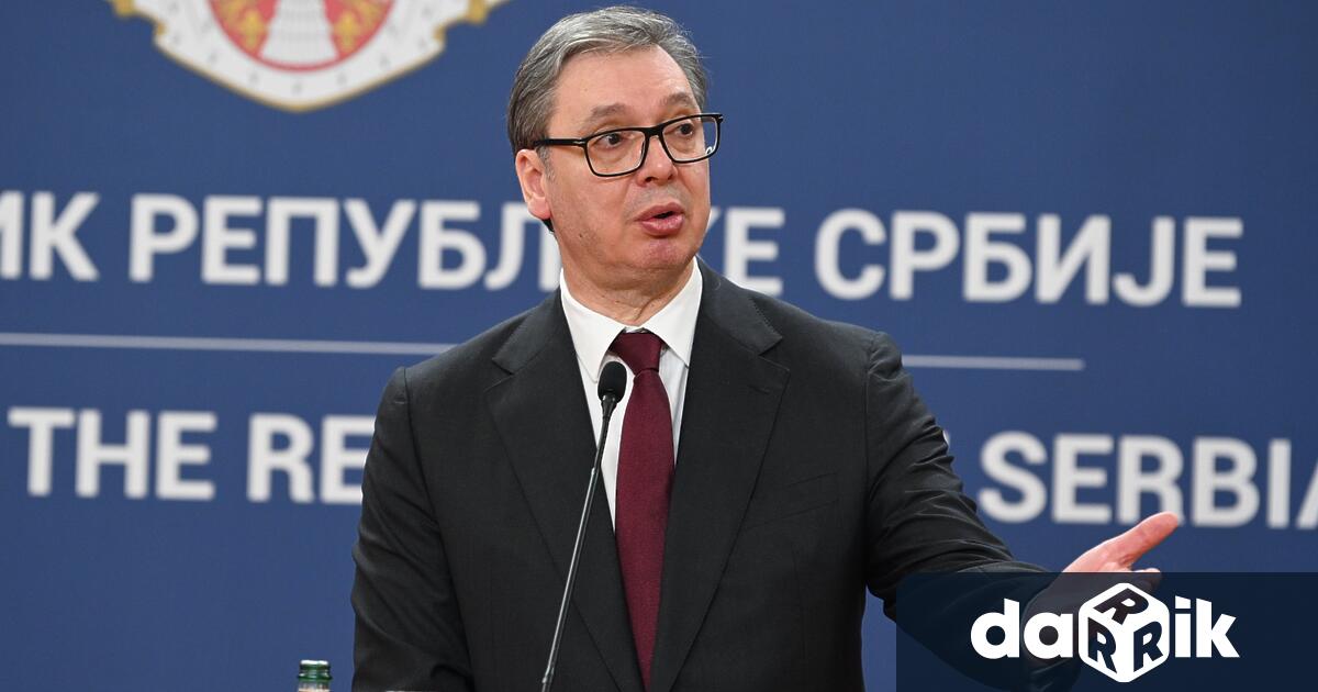 Сръбският президент Александър Вучич заяви след протеста на площад Славия