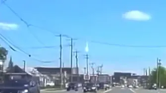 Огнено кълбо в небето: Метеор избухна над САЩ с такава сила, че разтърси сградите