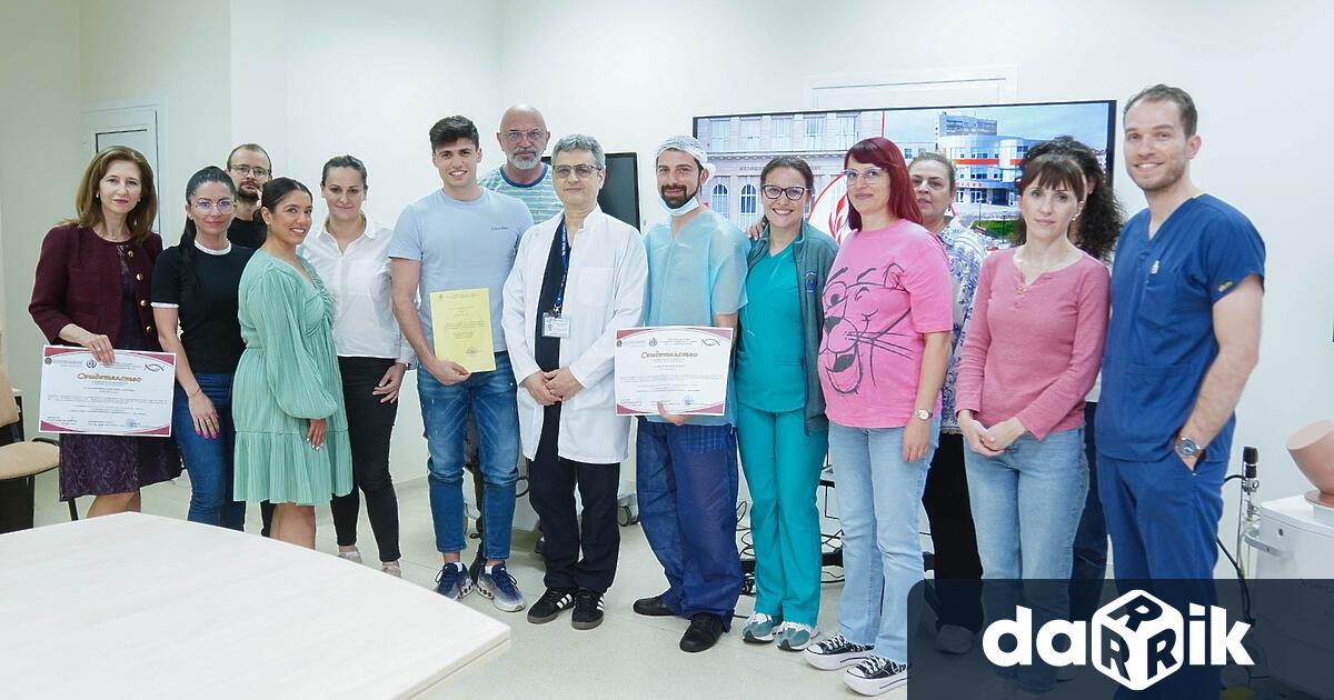 В Телекомуникационния ендоскопски център ТЕЛЕЦ към МУ–Плевен успешно се проведе