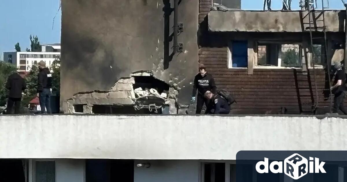 Дронът, който се разби в жилищна сграда в румънския град