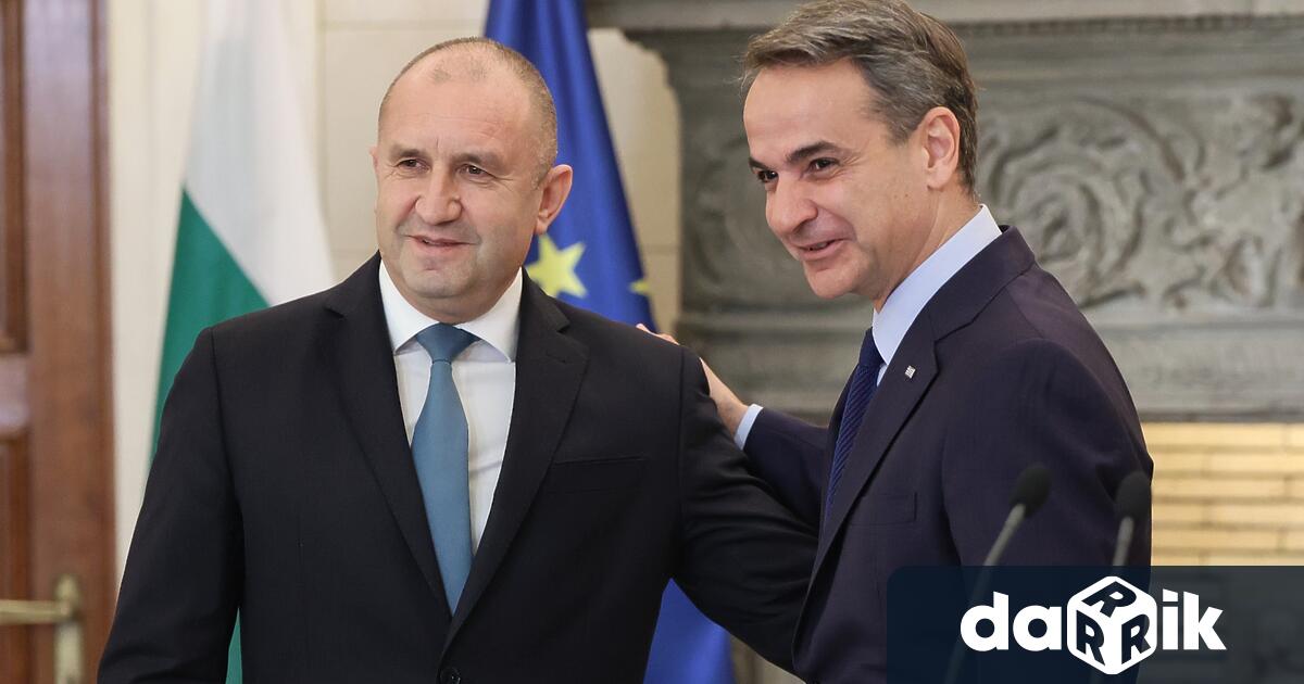 Гръцкият премиер Кириакос Мицотакис е на посещение у нас по