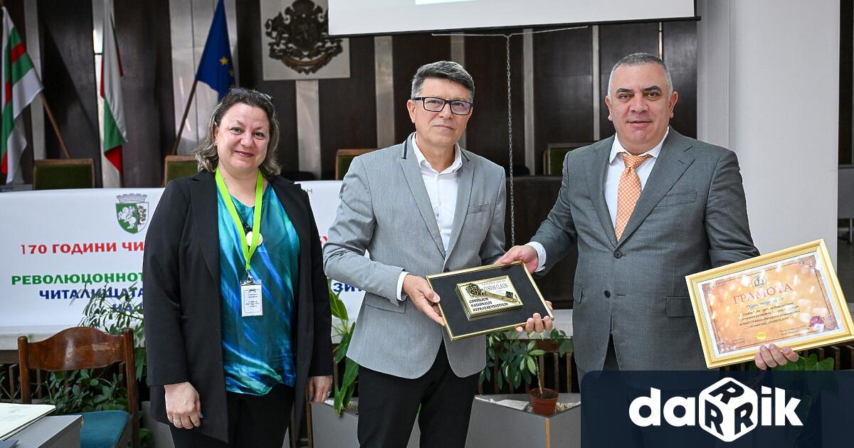 С почетен знак Златен ключ беше удостоен кметът Стефан Радев