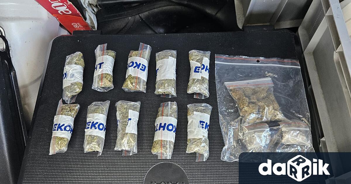 28 годишен жител на областния град е задържан за притежание