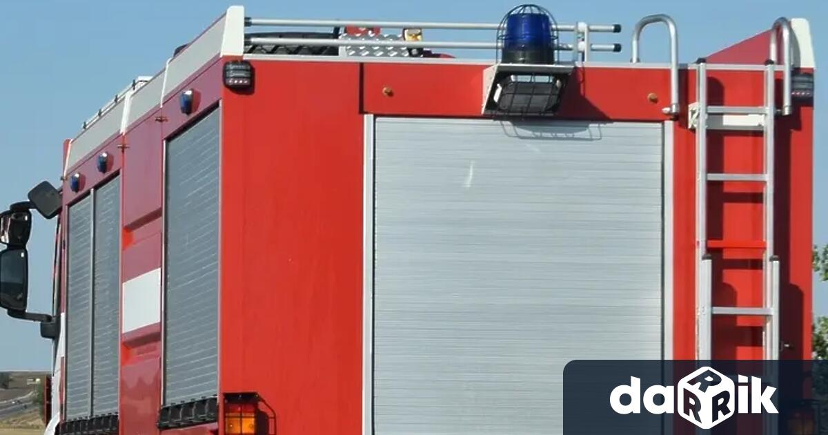 Пожар е възникнал днес около 14 00 ч в зеленчуковата