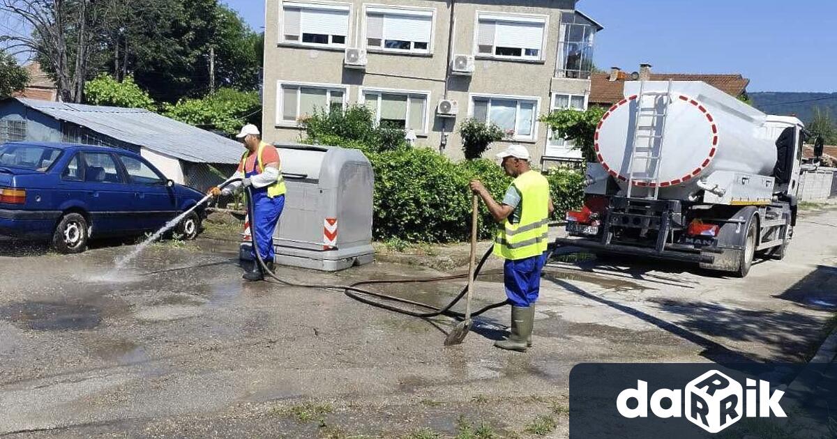 В изпълнена на предписанията на РЗИ Габрово улиците в Севлиево