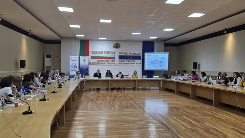 Областният управител Иван Петков официално закри Кръглата маса на ОМЕП България в Плевен