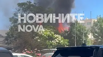 Пожар избухна близо до хотели в Слънчев бряг 