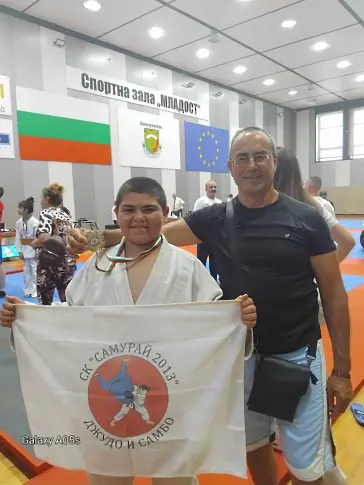 Златен и сребърен медал от турнира за Спортен клуб по джудо и самбо „Самурай-2013“ Бяла Слатина