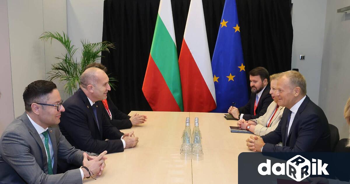 Министър председателите на България и Полша Румен Радев и Доналд