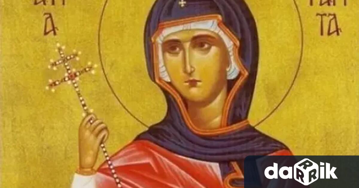 Света Агрипина се родила и получила възпитание в древния Рим