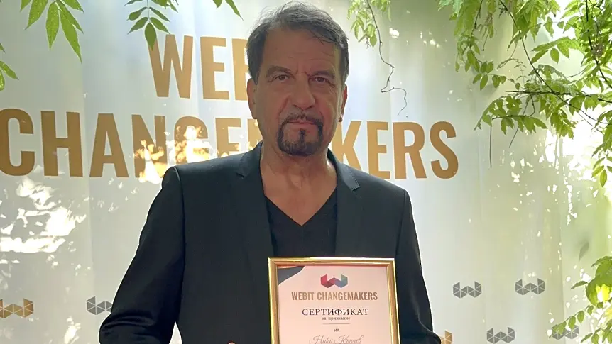 Лицето на Дарик Ники Кънчев бе обявен за Changemaker от WEBIT
