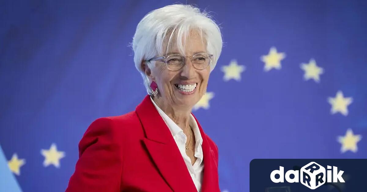 Президентът на Европейската централна банка Кристин Лагард заяви че след