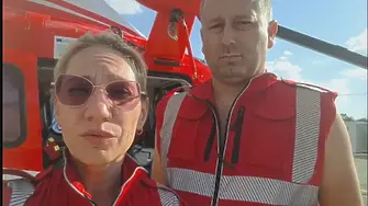 След трагедията на АМ „Тракия“: Безпрецедентно кацане на въздушната линейка върху пътя