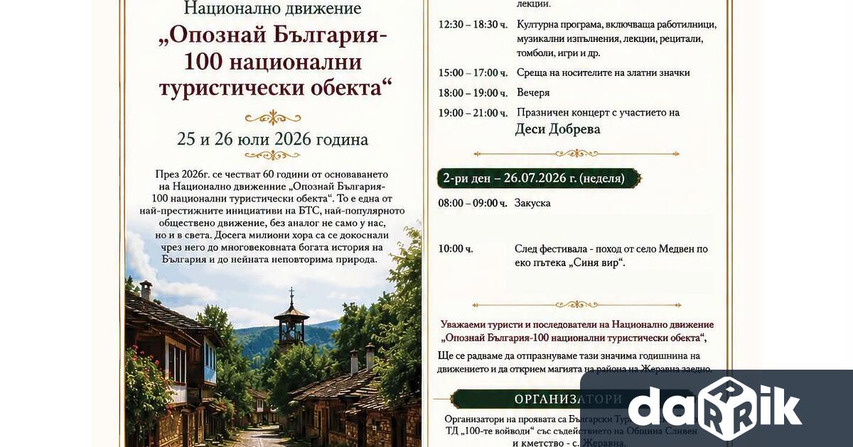 Архитектурният резерват Жеравна ще посрещне туристи природолюбители и носители на