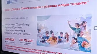 Засилен интерес към проекта на Община Плевен за откриване и развиване на млади таланти
