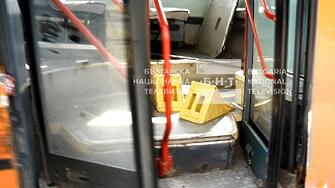 Изтеглиха катастрофиралия автобус, скъсал мантинела на „Цариградско шосе“