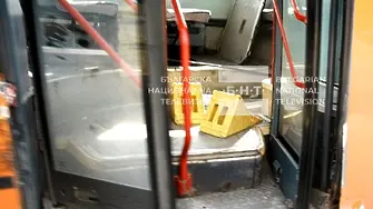Изтеглиха катастрофиралия автобус, скъсал мантинела, на „Цариградско шосе“