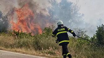 Затвориха за движение АМ Тракия край пътния възел за Велинград заради пожар