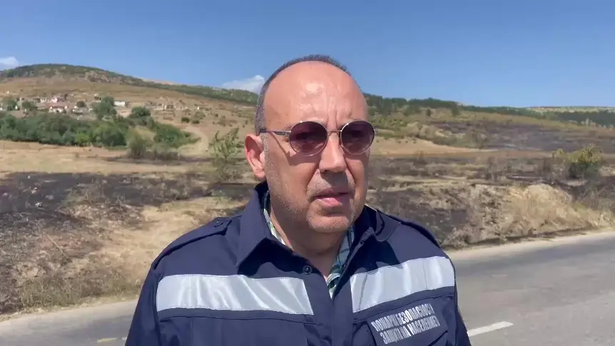 Михаил Кашеров предприе действия на терен след възникването на нови пожарни огнища край Селиминово