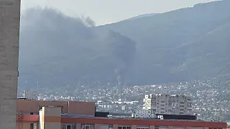 Голям пожар в столичния квартал „Драгалевци“