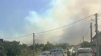 Пожар избухна на най-големия военен полигон за учения в България