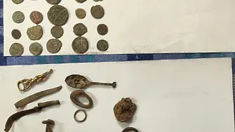 Спецакция иззе 61 археологически ценности от дом в Комарево
