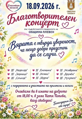 Културните прояви в Плевен от 14 до 20 септември